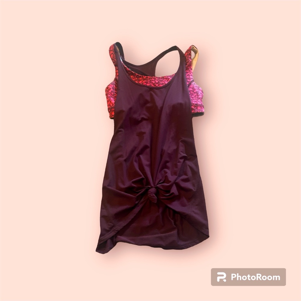Lululemon size 6 built in bra top